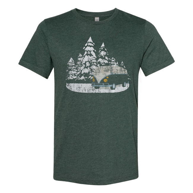 Winter VW Bus T-Shirt