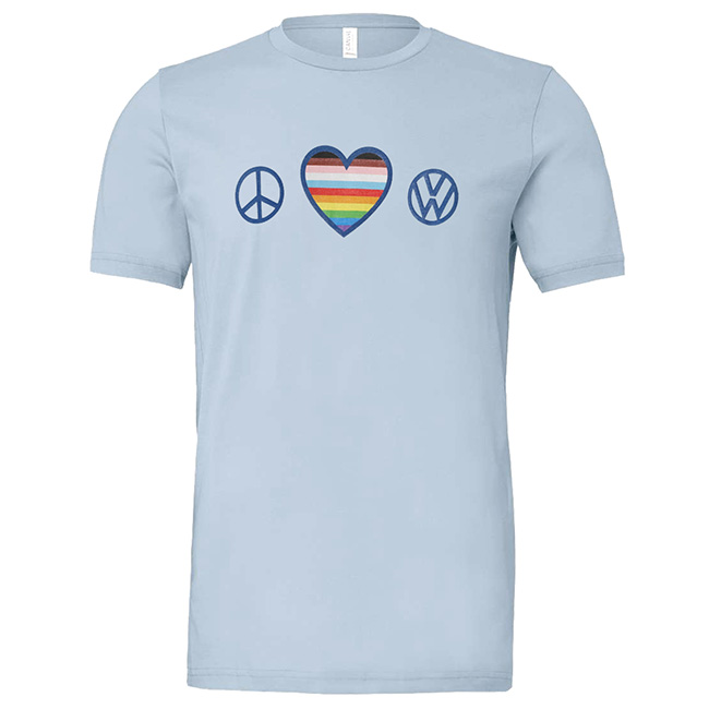 Inclusive Peace Love VW T-Shirt