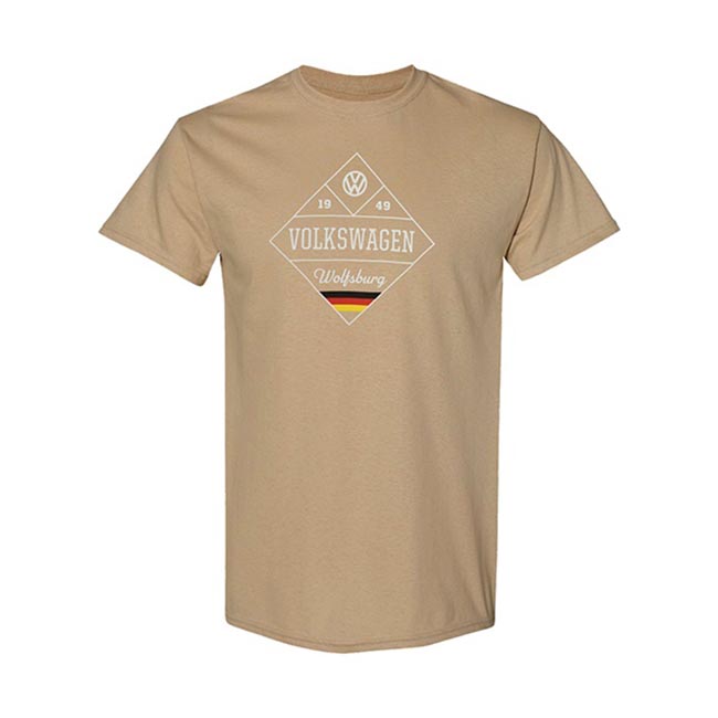 Wolfsburg Diamond T-Shirt - Tan