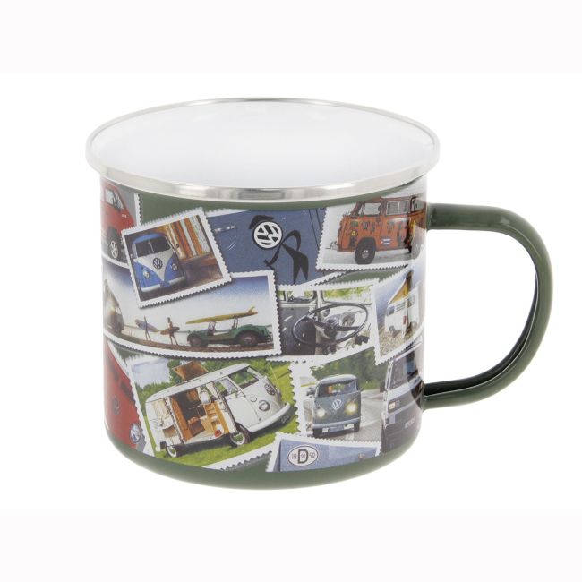 Vw Bus Enamel Mug - Vw Retail