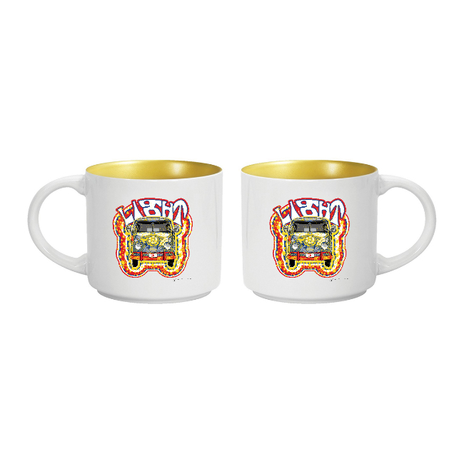 Light Bus 14 oz. Ceramic Mug - Yellow