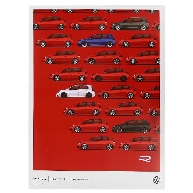 Golf MK6 R Poster - 18x24