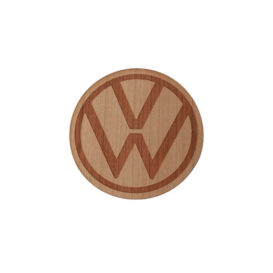 VW Wood Sticker VW Retail