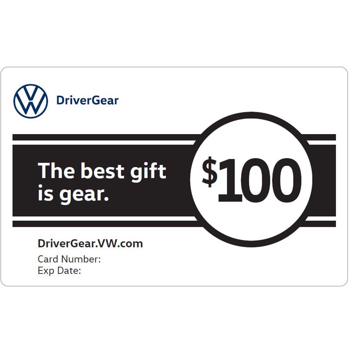 $100 Gift Certificate VW Retail