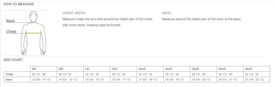 size chart image