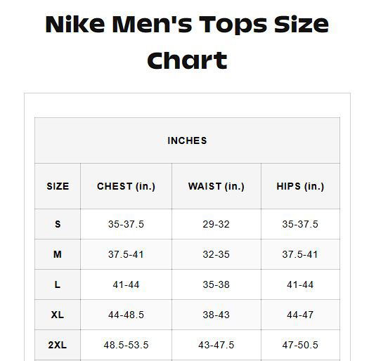 size chart image