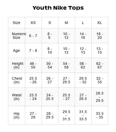 size chart image