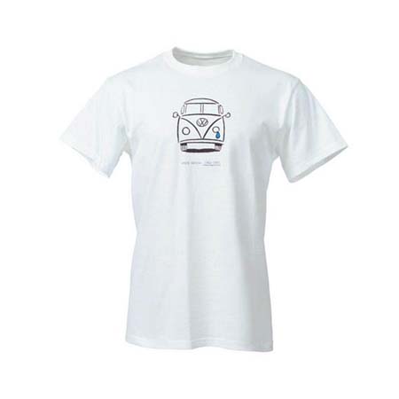 White Crying Bus T-Shirt product image