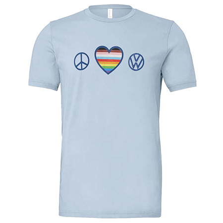 Inclusive Peace Love VW T-Shirt product image
