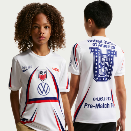 Official 2026 U.S. Soccer Pre-Match Top - Youth