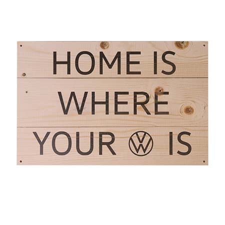 Home Is Where Your VW Is-Wood Sign product image