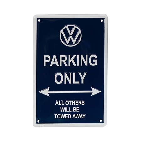 VW Parking Only Metal Sign product image