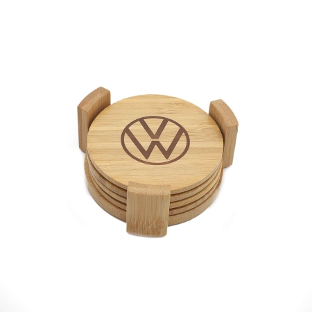 Bamboo Coaster Set
