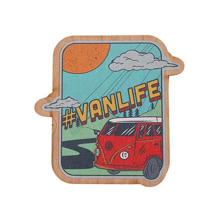 Vanlife Wood Sticker product image