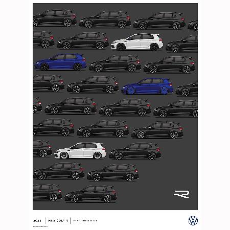 Golf MK8 R Poster - 18x24 product image