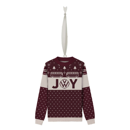 VW JOY Holiday Sweater Ornament product image