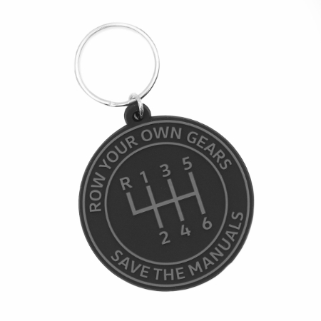 Row Your Own Gears PVC Keychain product image